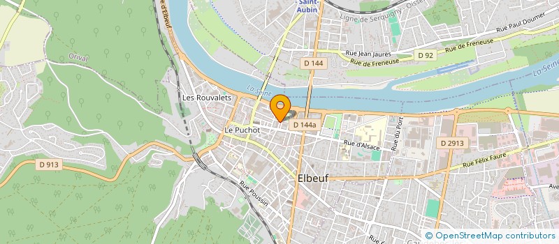 localisation de l'entreprise COMMUNE DE ELBEUF  ELBEUF