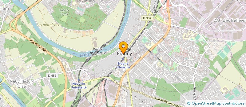 localisation de l'entreprise COMMUNE DE ERAGNY à ERAGNY-SUR-OISE