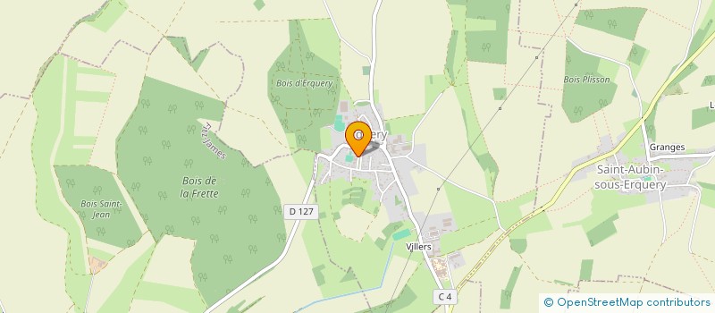 localisation de l'entreprise COMMUNE DE ERQUERY  ERQUERY