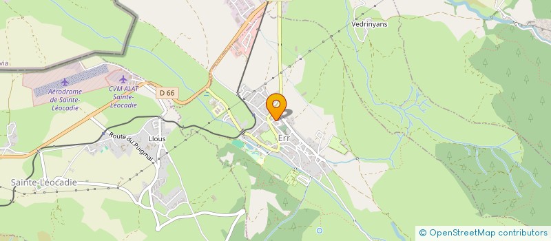 localisation de l'entreprise COMMUNE DE ERR  ERR