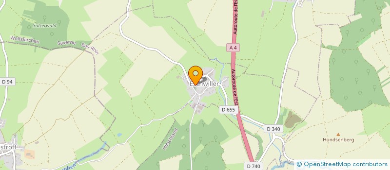 localisation de l'entreprise COMMUNE DE ESCHWILLER  ESCHWILLER