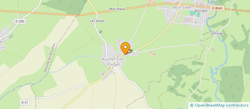 localisation de l'entreprise COMMUNE DE ETALLE  ETALLE