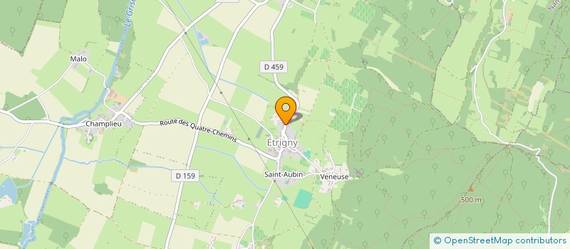 localisation de l'entreprise COMMUNE DE ETRIGNY à ETRIGNY