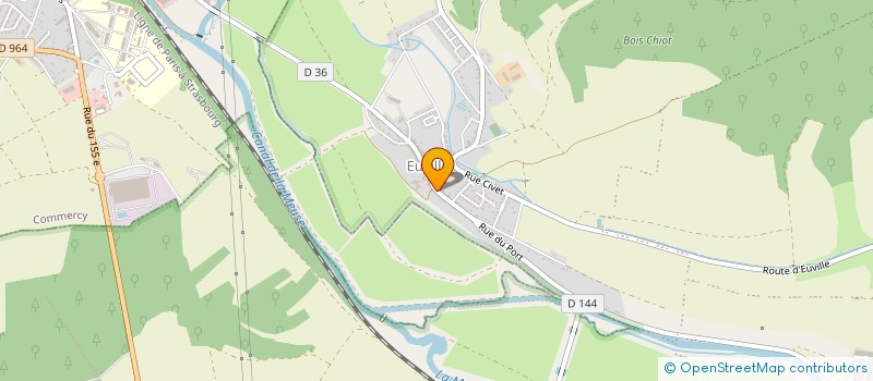 localisation de l'entreprise COMMUNE DE EUVILLE à EUVILLE