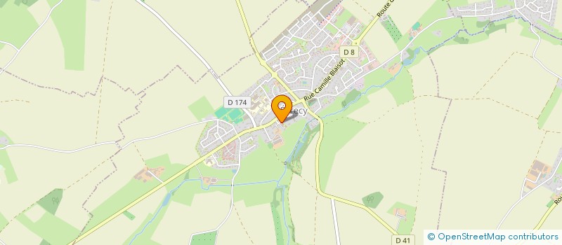 localisation de l'entreprise COMMUNE DE EVRECY  EVRECY