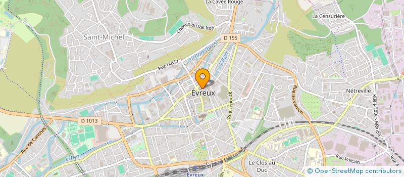 localisation de l'entreprise COMMUNE DE EVREUX à EVREUX