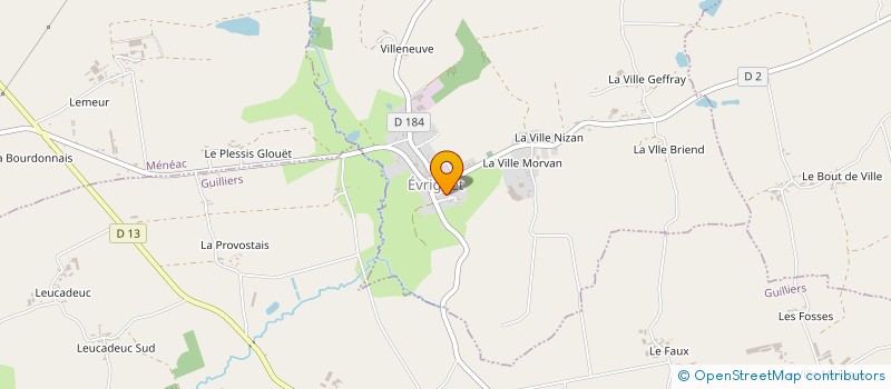 localisation de l'entreprise COMMUNE DE EVRIGUET à EVRIGUET