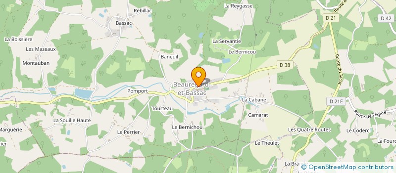 localisation de l'entreprise COMMUNE DE EYRAUD-CREMPSE-MAURENS  EYRAUD-CREMPSE-MAURENS