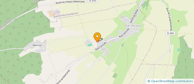 localisation de l'entreprise COMMUNE DE FALLENCOURT  FALLENCOURT