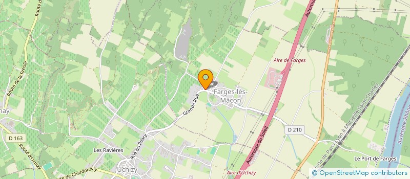 localisation de l'entreprise COMMUNE DE FARGES LES MACON  FARGES-LES-MACON