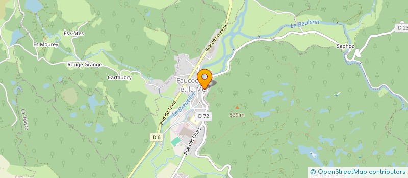 localisation de l'entreprise COMMUNE DE FAUCOGNEY ET LA MER  FAUCOGNEY-ET-LA-MER
