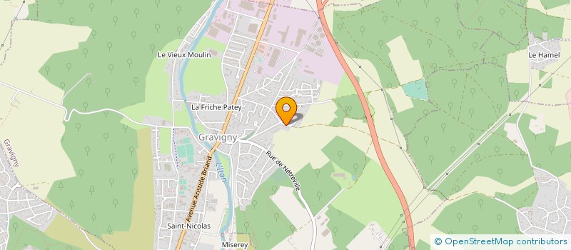 localisation de l'entreprise COMMUNE DE FAUVILLE  FAUVILLE