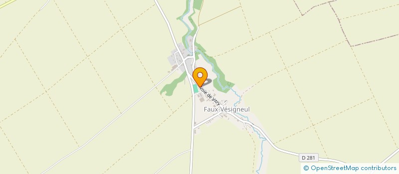 localisation de l'entreprise COMMUNE DE FAUX VESIGNEUL  FAUX-VESIGNEUL