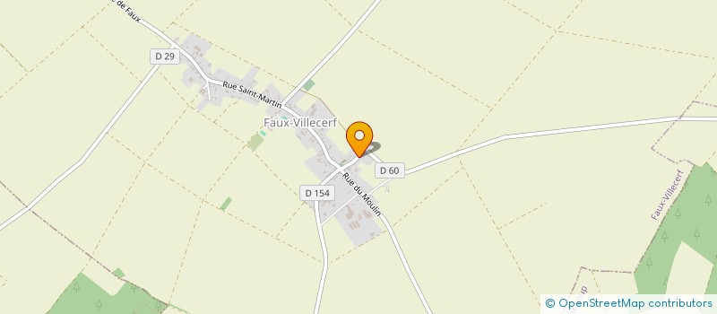 localisation de l'entreprise COMMUNE DE FAUX-VILLECERF  FAUX-VILLECERF
