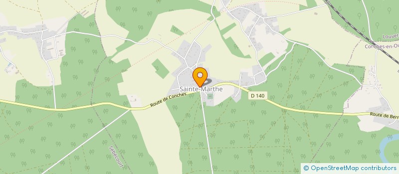 localisation de l'entreprise COMMUNE DE FAVEROLLES LA CAMPAGNE  FAVEROLLES-LA-CAMPAGNE