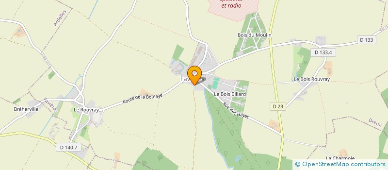 localisation de l'entreprise COMMUNE DE FAVIERES à FAVIERES