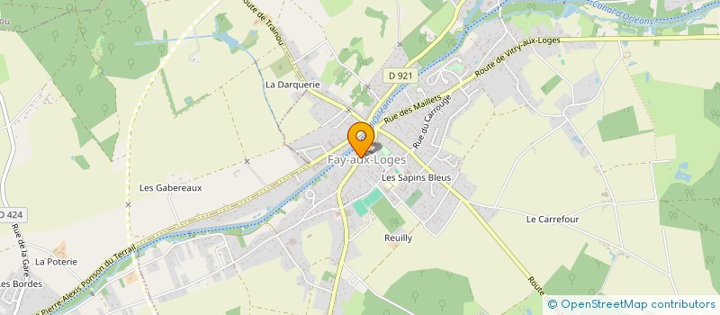 localisation de l'entreprise COMMUNE DE FAY AUX LOGES à FAY-AUX-LOGES