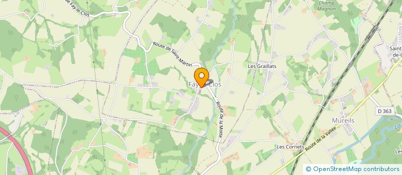 localisation de l'entreprise COMMUNE DE FAY LE CLOS  FAY-LE-CLOS
