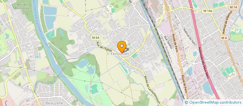 localisation de l'entreprise COMMUNE DE FENOUILLET  FENOUILLET
