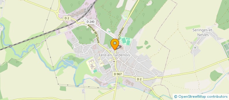 localisation de l'entreprise COMMUNE DE FERE EN TARDENOIS  FERE-EN-TARDENOIS