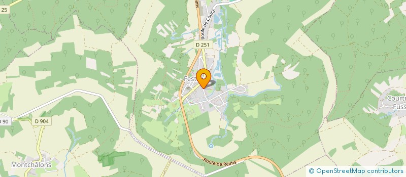 localisation de l'entreprise COMMUNE DE FESTIEUX  FESTIEUX