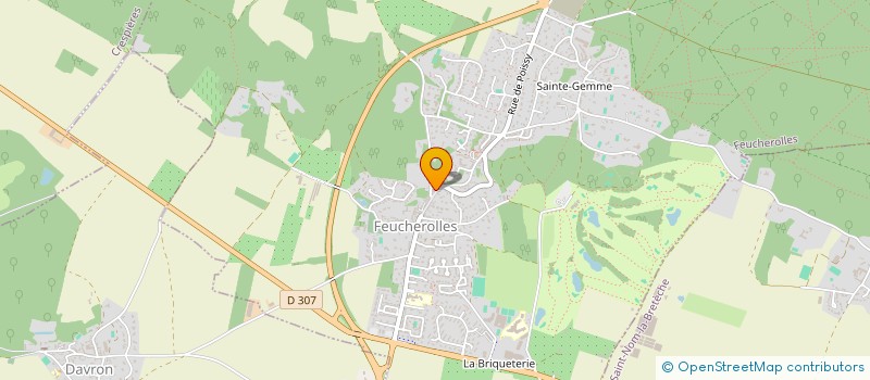 localisation de l'entreprise COMMUNE DE FEUCHEROLLES à FEUCHEROLLES