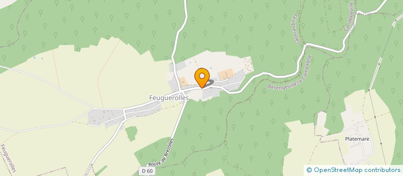 localisation de l'entreprise COMMUNE DE FEUGUEROLLES  FEUGUEROLLES