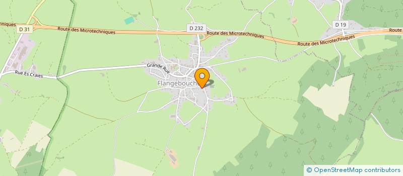 localisation de l'entreprise COMMUNE DE FLANGEBOUCHE  FLANGEBOUCHE