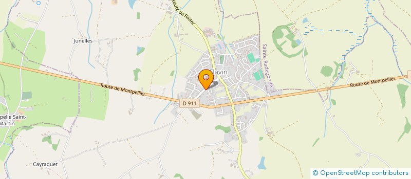 localisation de l'entreprise COMMUNE DE FLAVIN  FLAVIN