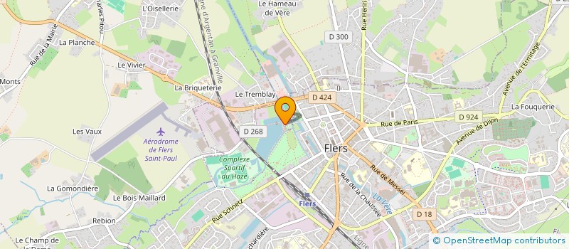 localisation de l'entreprise COMMUNE DE FLERS à FLERS