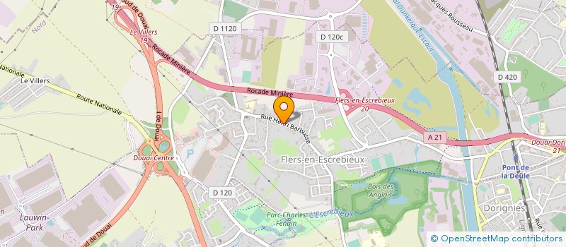 localisation de l'entreprise COMMUNE DE FLERS EN ESCREBIEUX  FLERS-EN-ESCREBIEUX