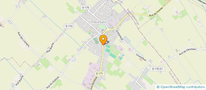 localisation de l'entreprise COMMUNE DE FLEURBAIX  FLEURBAIX