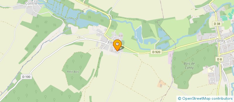 localisation de l'entreprise COMMUNE DE FLEURY  FLEURY