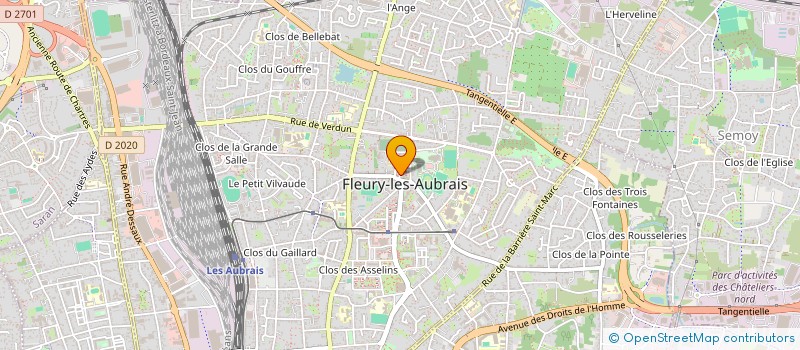 localisation de l'entreprise COMMUNE DE FLEURY LES AUBRAIS à FLEURY-LES-AUBRAIS