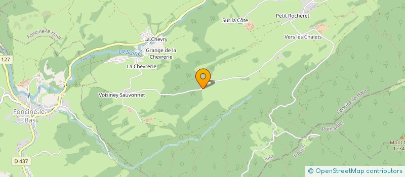 localisation de l'entreprise COMMUNE DE FONCINE LE HAUT  FONCINE-LE-HAUT