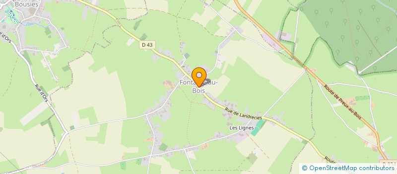 localisation de l'entreprise COMMUNE DE FONTAINE AU BOIS à FONTAINE-AU-BOIS