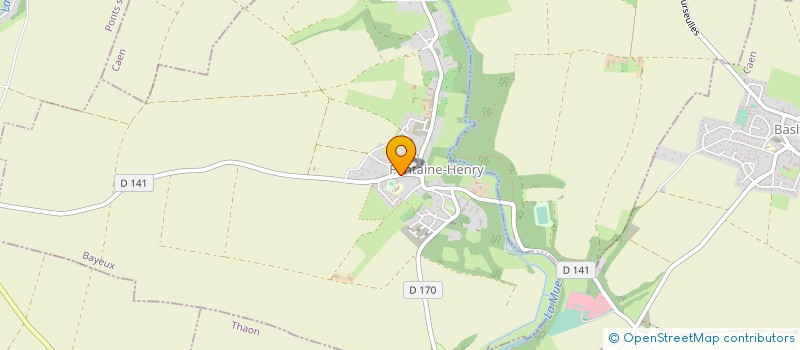 localisation de l'entreprise COMMUNE DE FONTAINE HENRY  FONTAINE-HENRY