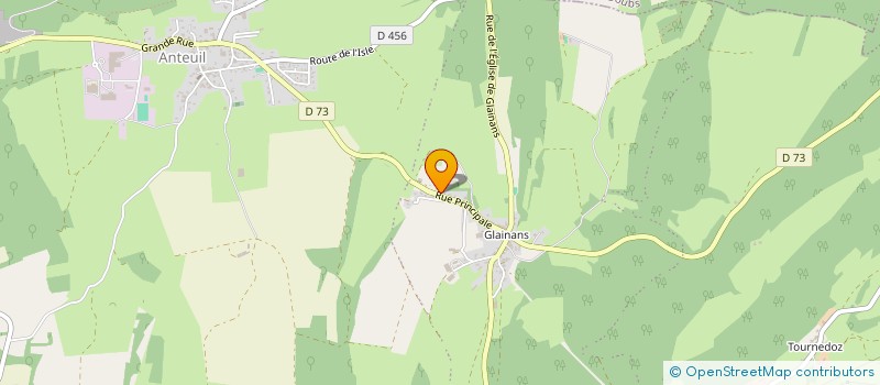 localisation de l'entreprise COMMUNE DE FONTAINE LES CLERVAL  FONTAINE-LES-CLERVAL