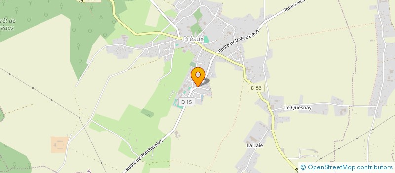 localisation de l'entreprise COMMUNE DE FONTAINE SOUS PREAUX  FONTAINE-SOUS-PREAUX