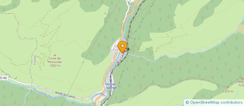 localisation de l'entreprise COMMUNE DE FONTAN  FONTAN