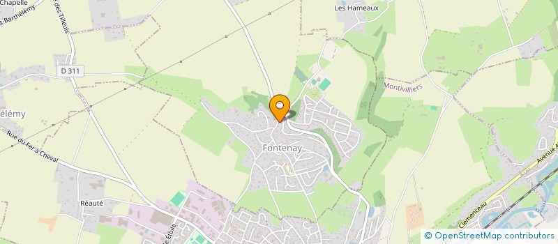 localisation de l'entreprise COMMUNE DE FONTENAY  FONTENAY