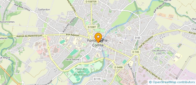 localisation de l'entreprise COMMUNE DE FONTENAY-LE-COMTE à FONTENAY-LE-COMTE