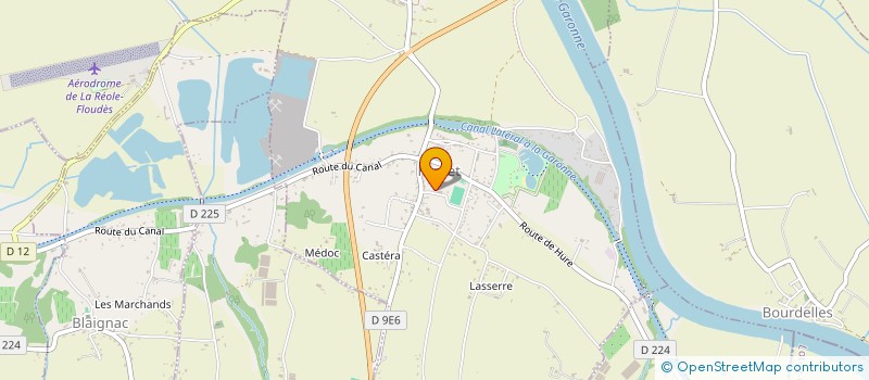 localisation de l'entreprise COMMUNE DE FONTET  FONTET