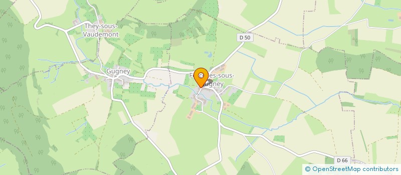 localisation de l'entreprise COMMUNE DE FORCELLES SOUS GUGNEY  FORCELLES-SOUS-GUGNEY