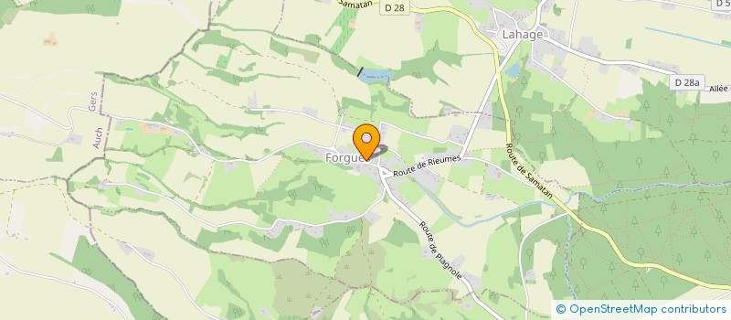 localisation de l'entreprise COMMUNE DE FORGUES  FORGUES