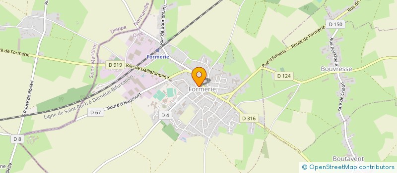 localisation de l'entreprise COMMUNE DE FORMERIE à FORMERIE