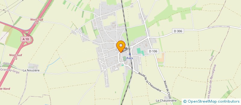 localisation de l'entreprise COMMUNE DE FORS  FORS