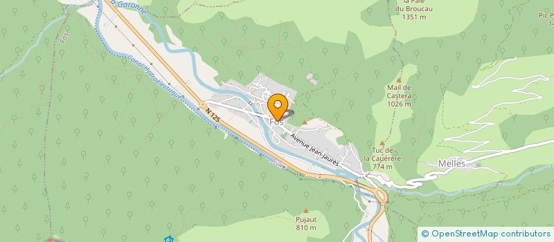 localisation de l'entreprise COMMUNE DE FOS  FOS