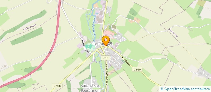localisation de l'entreprise COMMUNE DE FOUCARMONT  FOUCARMONT