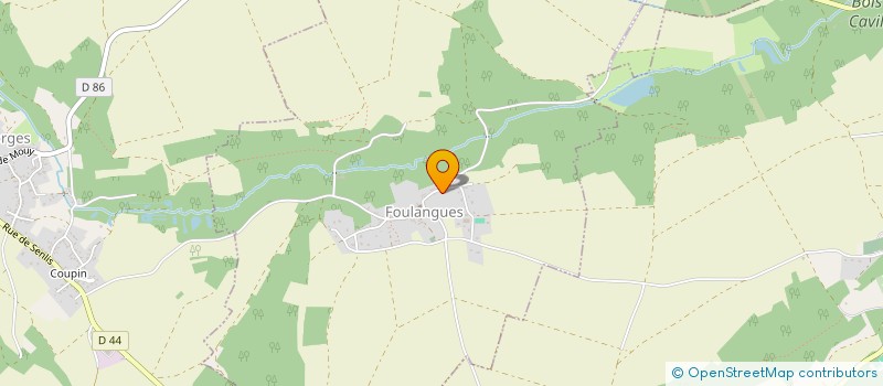 localisation de l'entreprise COMMUNE DE FOULANGUES  FOULANGUES